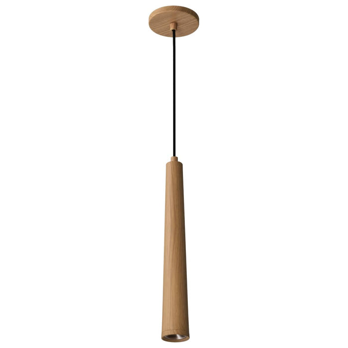 Pendant Nuvo 62-830 Melrose - 12 Watt, 16" LED Pendant - Ash Wood Finish Nuvo