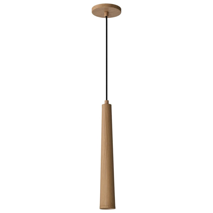 Pendant Nuvo 62-830 Melrose - 12 Watt, 16" LED Pendant - Ash Wood Finish Nuvo