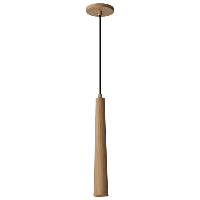Pendant Nuvo 62-830 Melrose - 12 Watt, 16" LED Pendant - Ash Wood Finish Nuvo