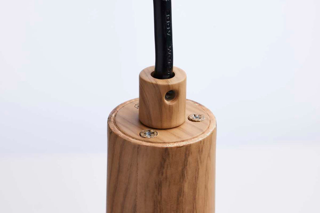 Pendant Nuvo 62-830 Melrose - 12 Watt, 16" LED Pendant - Ash Wood Finish Nuvo