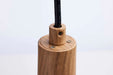 Pendant Nuvo 62-830 Melrose - 12 Watt, 16" LED Pendant - Ash Wood Finish Nuvo