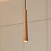 Pendant Nuvo 62-830 Melrose - 12 Watt, 16" LED Pendant - Ash Wood Finish Nuvo