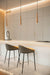 Pendant Nuvo 62-830 Melrose - 12 Watt, 16" LED Pendant - Ash Wood Finish Nuvo