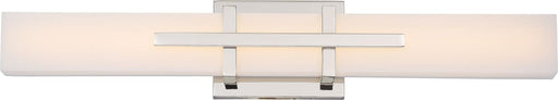 Sconce Nuvo 62-872 Grill - Double LED Wall Sconce - Polished Nickel Finish Nuvo