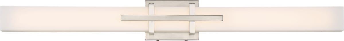 Vanity Nuvo 62-875 Grill Triple LED Wall Sconce - Polished Nickel Finish - White Acrylic Lens Nuvo