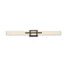 Vanity Nuvo 62-876 Grill Triple LED Wall Sconce - Aged Bronze Finish - White Acrylic Lens Nuvo