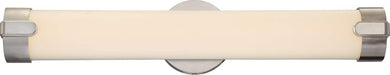 Sconce Nuvo 62-922 Loop - Double LED Wall Sconce - Brushed Nickel Finish Nuvo