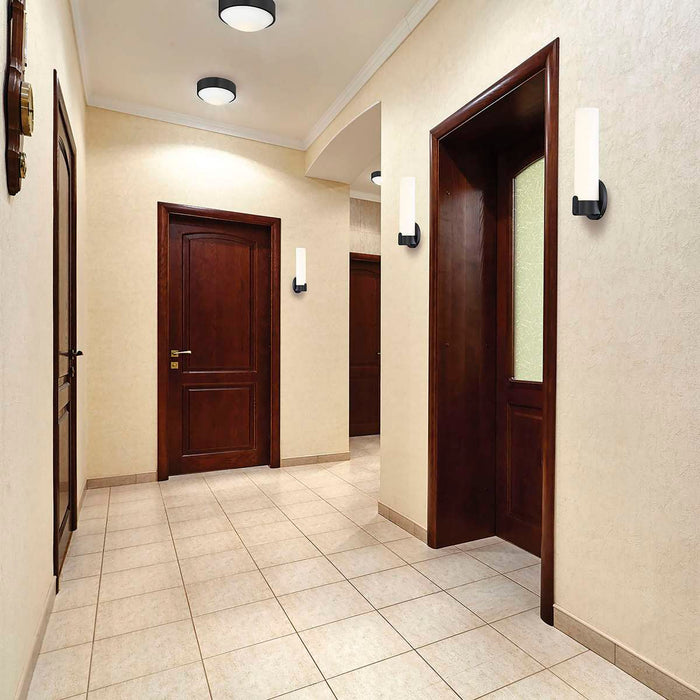 Sconce Nuvo 62-923 Loop - Single LED Wall Sconce - Aged Bronze Finish Nuvo