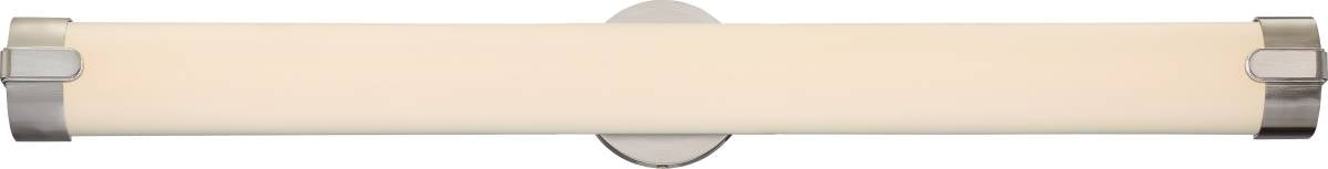 Vanity Nuvo 62-925 Loop 36 in. - LED Wall Sconce - Brushed Nickel Finish White Acrylic Lens Nuvo