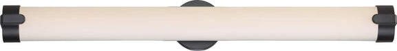 Vanity Nuvo 62-926 Loop 36 in. - LED Wall Sconce - Aged Bronze Finish White Acrylic Lens Nuvo