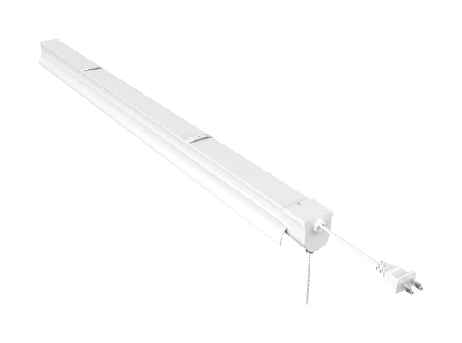 Shop Light Nuvo 62-927 34 Watt - 3 Foot - LED Shop Light with Pull Chain - White Finish - 4000K Nuvo