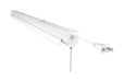 Shop Light Nuvo 62-927 34 Watt - 3 Foot - LED Shop Light with Pull Chain - White Finish - 4000K Nuvo