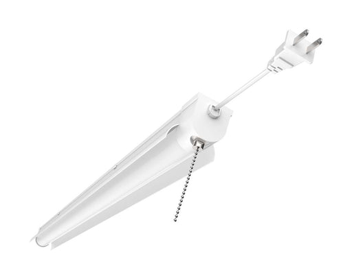 Shop Light Nuvo 62-927 34 Watt - 3 Foot - LED Shop Light with Pull Chain - White Finish - 4000K Nuvo