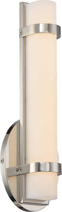 Sconce Nuvo 62-931 Slice - Single LED Wall Sconce - Polished Nickel Finish Nuvo
