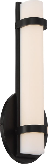 Sconce Nuvo 62-933 Slice - Single LED Wall Sconce - Aged Bronze Finish Nuvo