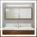 Vanity Nuvo 62-935 Slice 36 in. - LED Wall Sconce - Polished Nickel Finish White Acrylic Lens Nuvo
