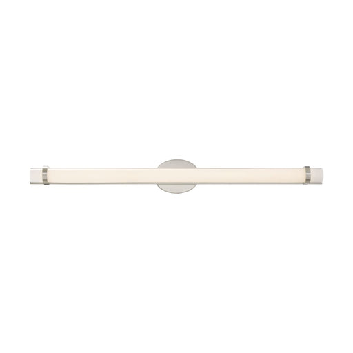 Vanity Nuvo 62-935 Slice 36 in. - LED Wall Sconce - Polished Nickel Finish White Acrylic Lens Nuvo
