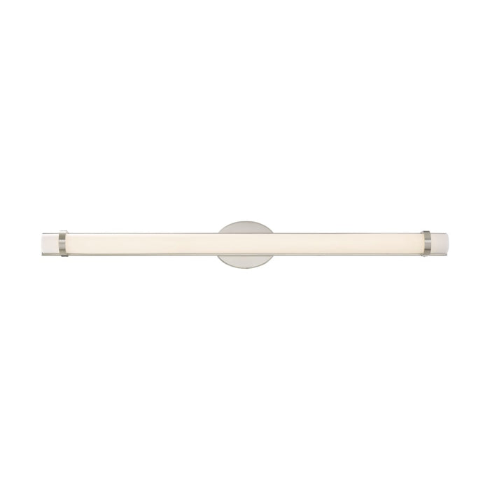 Vanity Nuvo 62-935 Slice 36 in. - LED Wall Sconce - Polished Nickel Finish White Acrylic Lens Nuvo