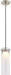 Mini Pendant Nuvo 62-951 Pulse - LED Mini Pendant with Clear Seeded Glass - Brushed Nickel Finish Nuvo