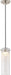 Mini Pendant Nuvo 62-952 Pulse - LED Mini Pendant with Clear Crackle Glass - Brushed Nickel Finish Nuvo