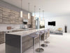 Mini Pendant Nuvo 62-953 Pulse - LED Mini Pendant with White Opal Glass - Brushed Nickel Finish Nuvo