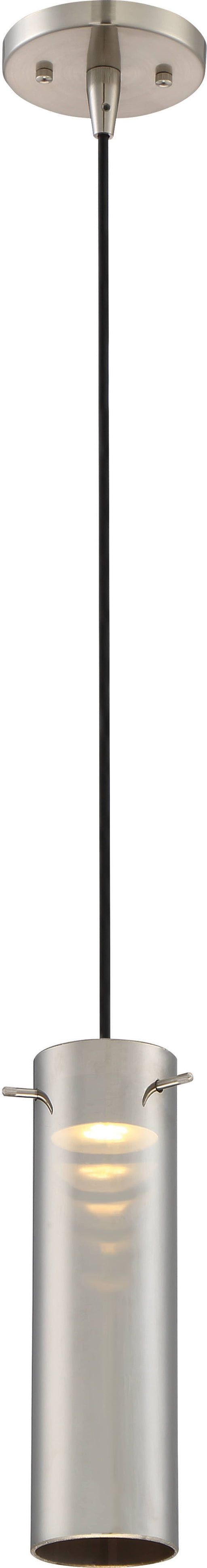 Mini Pendant Nuvo 62-954 Pulse - LED Mini Pendant with Mirrored Glass - Brushed Nickel Finish Nuvo