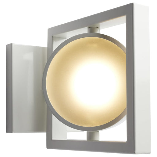 Sconce Nuvo 62-992 Hawk LED Pivoting Head Wall Sconce - White Finish Nuvo