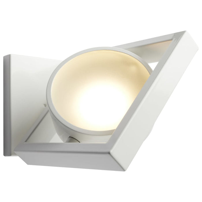 Sconce Nuvo 62-992 Hawk LED Pivoting Head Wall Sconce - White Finish Nuvo