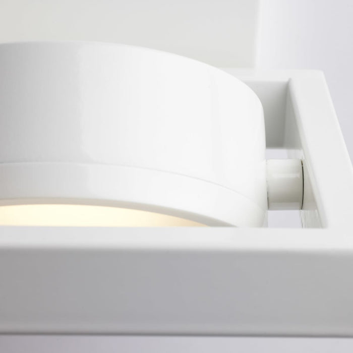 Sconce Nuvo 62-992 Hawk LED Pivoting Head Wall Sconce - White Finish Nuvo