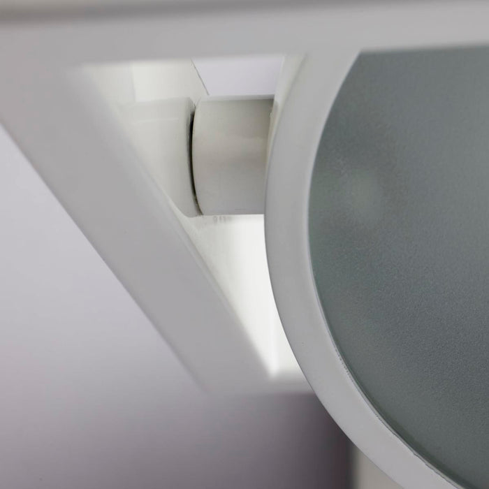 Sconce Nuvo 62-992 Hawk LED Pivoting Head Wall Sconce - White Finish Nuvo