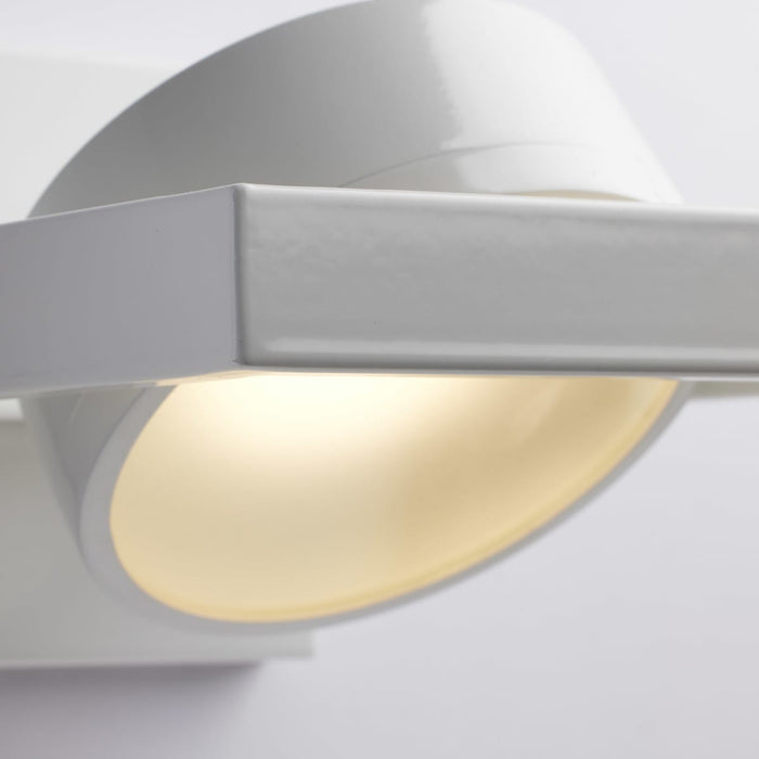 Sconce Nuvo 62-992 Hawk LED Pivoting Head Wall Sconce - White Finish Nuvo