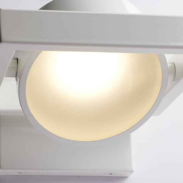 Sconce Nuvo 62-992 Hawk LED Pivoting Head Wall Sconce - White Finish Nuvo