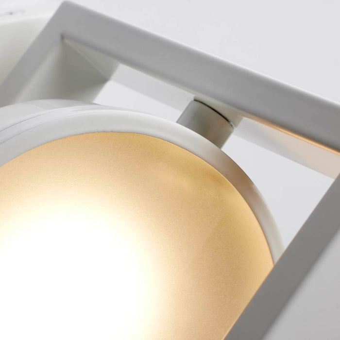 Sconce Nuvo 62-992 Hawk LED Pivoting Head Wall Sconce - White Finish Nuvo