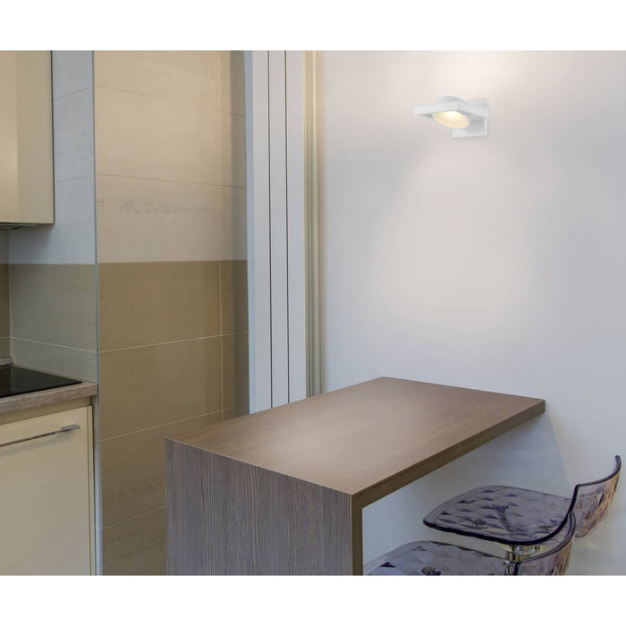 Sconce Nuvo 62-992 Hawk LED Pivoting Head Wall Sconce - White Finish Nuvo