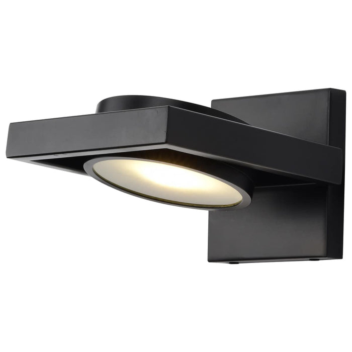 Sconce Nuvo 62-993 Hawk LED Pivoting Head Wall Sconce - Black Finish Nuvo