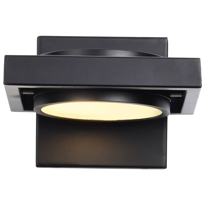 Sconce Nuvo 62-993 Hawk LED Pivoting Head Wall Sconce - Black Finish Nuvo