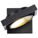 Sconce Nuvo 62-993 Hawk LED Pivoting Head Wall Sconce - Black Finish Nuvo