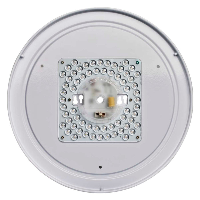 Flush Mount Nuvo 62-998 15 inch - CCT Selectable - Fabric Drum LED Decor Flush Mount Fixture - Beige Fabric Shade - Acrylic Diffuser Nuvo