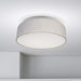 Flush Mount Nuvo 62-998 15 inch - CCT Selectable - Fabric Drum LED Decor Flush Mount Fixture - Beige Fabric Shade - Acrylic Diffuser Nuvo