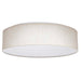 Flush Mount Nuvo 62-998 15 inch - CCT Selectable - Fabric Drum LED Decor Flush Mount Fixture - Beige Fabric Shade - Acrylic Diffuser Nuvo