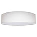 Flush Mount Nuvo 62-999 15 inch - CCT Selectable - Fabric Drum LED Decor Flush Mount Fixture - White Fabric Shade - Acrylic Diffuser Nuvo
