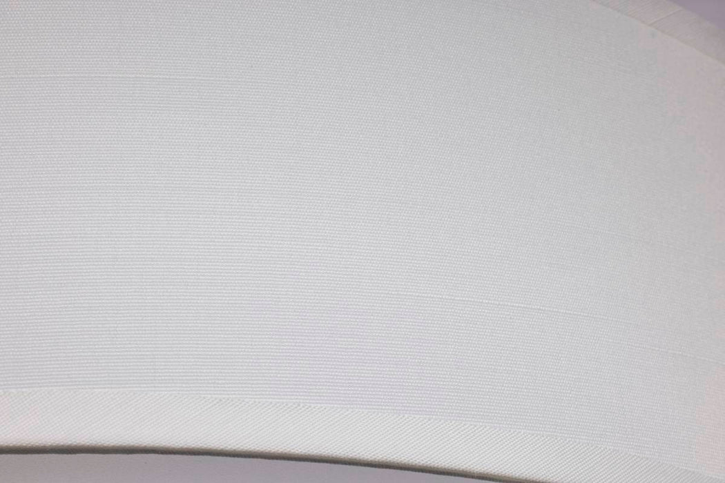 Flush Mount Nuvo 62-999 15 inch - CCT Selectable - Fabric Drum LED Decor Flush Mount Fixture - White Fabric Shade - Acrylic Diffuser Nuvo