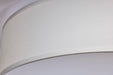 Flush Mount Nuvo 62-999 15 inch - CCT Selectable - Fabric Drum LED Decor Flush Mount Fixture - White Fabric Shade - Acrylic Diffuser Nuvo