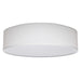 Flush Mount Nuvo 62-999 15 inch - CCT Selectable - Fabric Drum LED Decor Flush Mount Fixture - White Fabric Shade - Acrylic Diffuser Nuvo