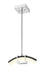 Pendant Z-Lite 620-12L-CH-LED Chrome Arc 1 Light Pendant Z-Lite