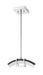 Pendant Z-Lite 620-12L-CH-LED Chrome Arc 1 Light Pendant Z-Lite