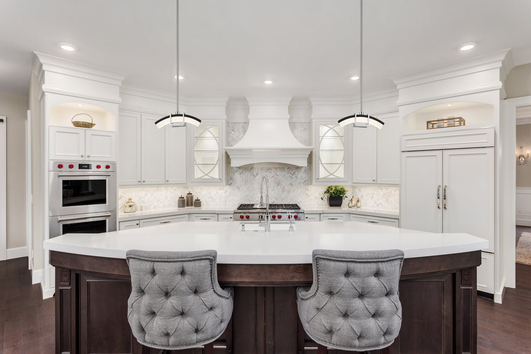 Pendant Z-Lite 620-12L-CH-LED Chrome Arc 1 Light Pendant Z-Lite