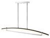 Linear Chandelier Z-Lite 620-56-CH-LED Chrome Arc 1 Light Linear Chandelier Z-Lite