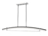 Linear Chandelier Z-Lite 620-56-CH-LED Chrome Arc 1 Light Linear Chandelier Z-Lite