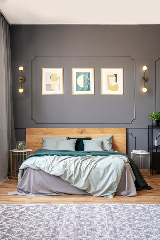 Wall Sconce Z-Lite 621-2S-MB-FB Matte Black + Foundry Brass Neutra 2 Light Wall Sconce Z-Lite